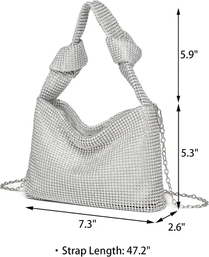 Vista 2 de Bolso bandolera pequeño de noche de moda para mujer