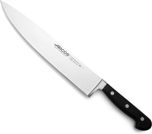 Vista 6 de Arcos Cuchillo de chef de acero inoxidable de 5 pulgadas. Cuchillo de cocina profesional para cortar carne, pescado, aves, frutas y verduras. Mango
