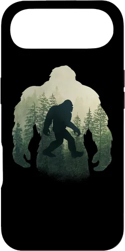 Vista 27 de Sasquatch Yeti Figure Nature Double Exposure Bigfoot Case for iPhone 17