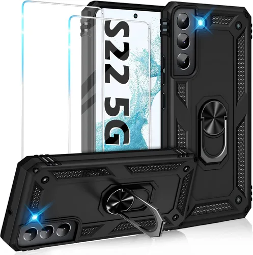 Vista 63 de Funda para Samsung Galaxy S21 5G resistente con protector de pantalla integrado, armadura dura, funda anticaída militar para Samsung S21 5G 6.2 2021