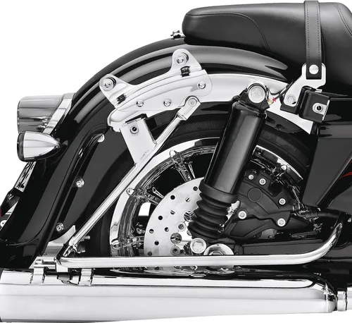 Vista 6 de XMT-MOTO Kit de hardware de acoplamiento cromado de 4 puntos para Harley Davidson FLHR FLHRC FLHX 2009 2010 2011 2012 2013