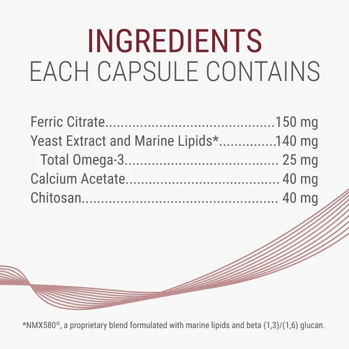 Vista 6 de Nutramax Laboratories NARAQUIN™ Complemento de unión de fosfato dietético + apoyo renal para gatos y perros, 60