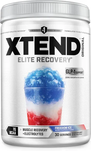 Vista 13 de Xtend Polvo Original BCAA, 7g de BCAAs y 2.5g de L-Glutamina para la Recuperación Muscular, Hidratación y Músculo Delgado, Bebida Sin Azúcar