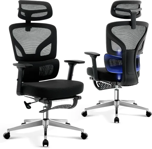 Vista 15 de Ergonomic Office Chair Mesh – Adjustable Lumbar 3D Armrests High-Back Desk