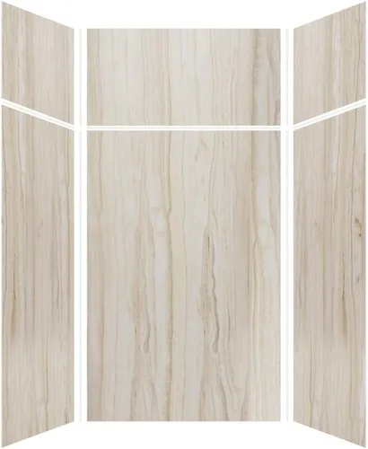 Vista 58 de Transolid EWKX363696-41 Expressions - Kit de pared de ducha de 6 paneles con extensión, 36 pulgadas de largo x 36 pulgadas de ancho x 96 pulgadas