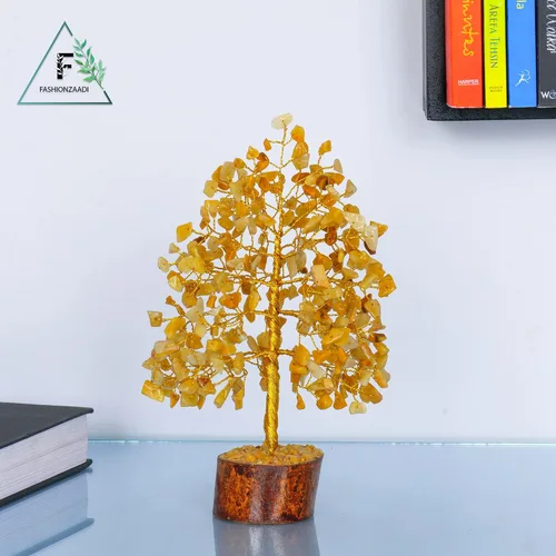 Vista 6 de Árbol del dinero FASHIONZAADI con piedras preciosas, bonsai hecho a mano para el equilibrio de los chakras, sanación o reiki, árbol espiritual