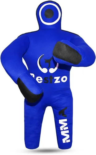 Vista 10 de MMA Grappling Dummy- Saco de boxeo para niños lucha libre BJJ Judo Karate Lanzamiento Autodefensa Boxeo Jiu Jitsu brasileño Dummies - Sin relleno