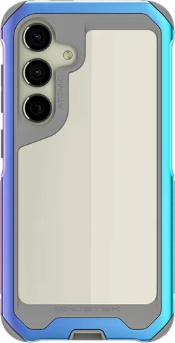 Vista 39 de Ghostek Atomic - Funda delgada para Galaxy Z Flip 4, parte trasera de aramida con parachoques de aluminio rojo, funda protectora de doble capa a