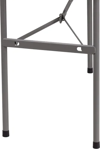 Vista 6 de BizChair Mesa plegable de plástico blanco granito de 4 pies - Mesa plegable para banquetes/eventos