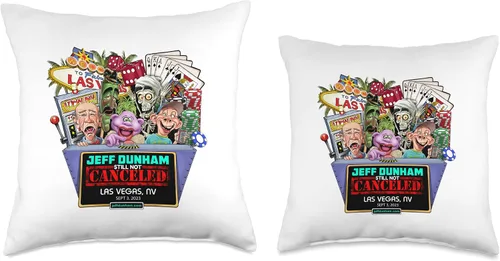 Vista 3 de JEFF DUNHAM Las Vegas, NV (2023) - Almohada de 16 x 16 pulgadas, multicolor