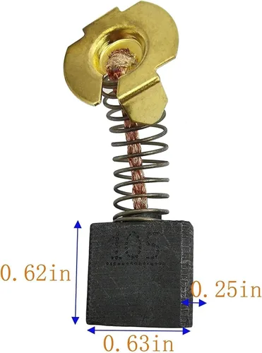 Vista 3 de N039389 N558583 N408735 622437-00 cepillo de repuesto para sierra de corte para DeWalt GR871 D28700 D28715 (2 piezas)