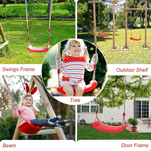 Vista 5 de REZNOR Asiento de repuesto para árbol, juego de columpios, accesorios para niños, patio de juegos al aire libre, árboles Little Tikes, asiento
