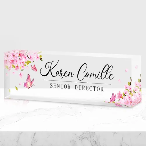 Vista 10 de Placa de nombre de oficina personalizada para escritorio, placa de nombre, regalos personalizados para compañeros de trabajo, jefe, profesor