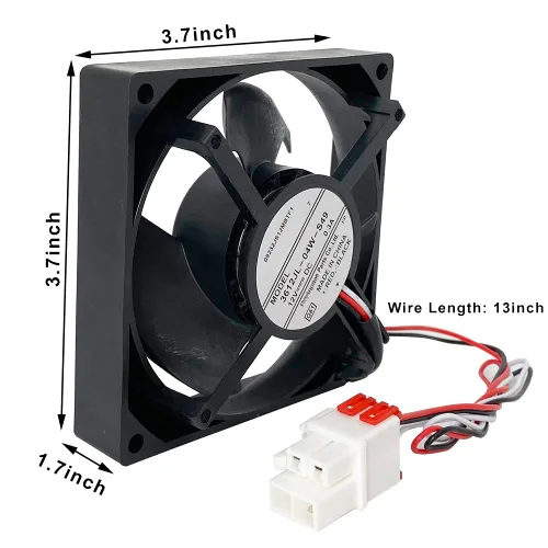Vista 2 de Reemplazo del motor del ventilador del evaporador del refrigerador 3612JL-04W-S49 para piezas de ventilador de refrigerador Samsung DA81-06013A