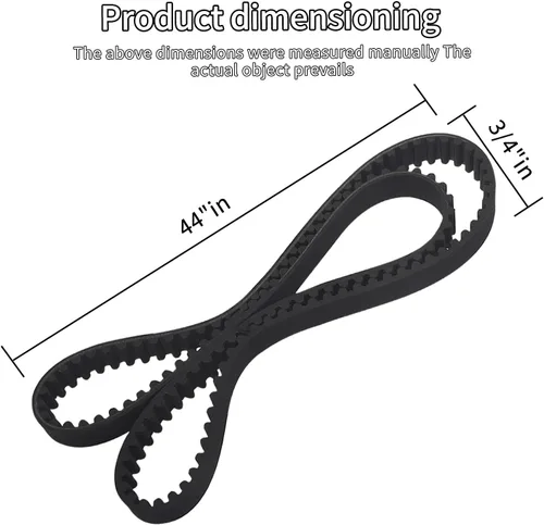Vista 6 de 120-3335 Cinturón para cortacésped/correa síncrono compatible con Toro 120-3335 E-xmark 120-3335 1203335 Compatible con Toro Time Master