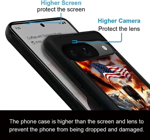 Vista 847 de Compatible con Google Pixel 4A 5G Mobile Case Creative Acrylic Panel trasero Silicona Protección Grip especialmente diseñado para Google Pixel 4A 5G
