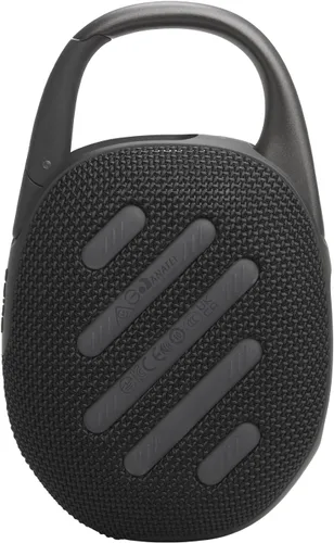 Vista 4 de JBL Clip 5 Altavoz Bluetooth ultraportátil con estuche de fibra de carbono gSport (negro)