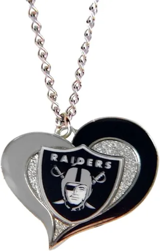 Vista 21 de Collar con colgante de corazón en espiral de la NFL - Joyería de regalo para mamá, esposa, hermana, hija, mejor amiga - Regalo ideal