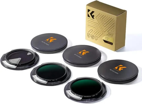 Vista 8 de K&F CONCEPT Kit de filtro de lente de 1.457 in densidad neutra ND8 ND64 CPL Polarizador Circular Set con 24 Recubrimientos multicapa para lente