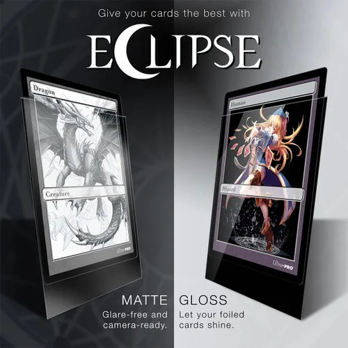 Vista 4 de Ultra Pro E-15616 Eclipse Standard Matte Sleeves 100 Pack-Apple Red