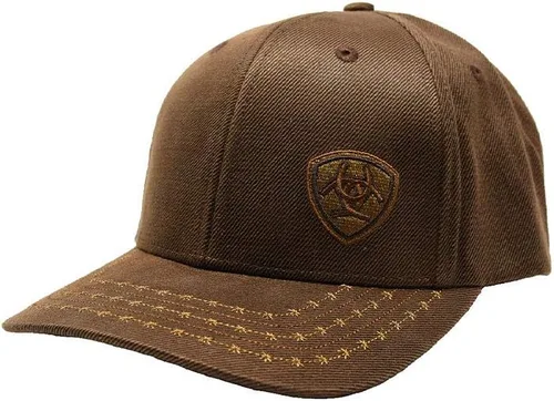 Vista 5 de ARIAT Logotipo de esquina de aceite completo para hombre, talla única, marrón, Marrón