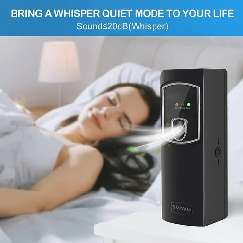 Vista 7 de SVAVO Dispensador automático de ambientador, montado en la pared/de pie, dispensador de aerosol automático programable para interiores, dormitorio
