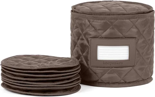 Vista 61 de Covermates Keepsakes - Juego de 4 separadores acolchados - Protección contra arañazos y roturas - Resistente a las manchas - Lavable a máquina