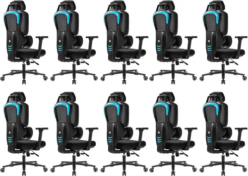 Vista 12 de EUREKA ERGONOMIC Typhon - Silla ergonómica de oficina, sillas de escritorio de oficina en casa, sillas de juegos para adultos, silla de oficina