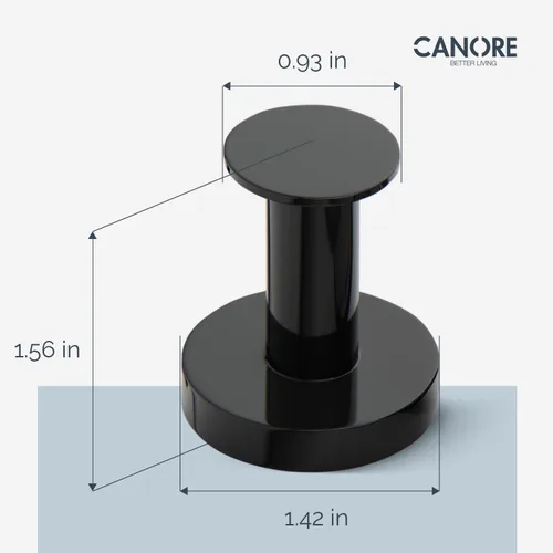 Vista 7 de Ganchos de pared adhesivos fuertes, para pegar en el baño, cocina, gancho para toallas, juego de 2 ganchos de metal negro, soporte para toallas
