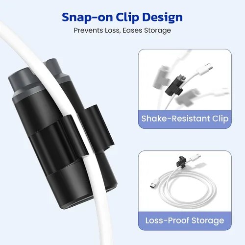 Vista 3 de RUXELY Paquete de 4 adaptadores de cable de cargador de reloj USB C a Garmin