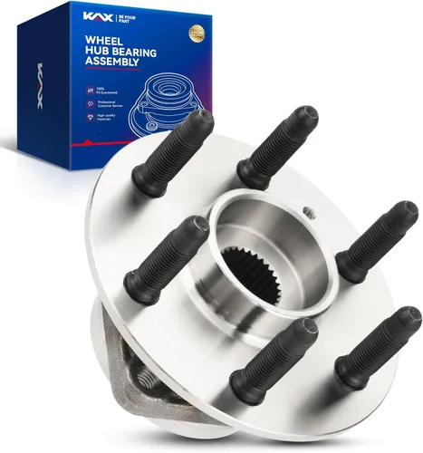 Vista 16 de KAX 510063 Rodamiento de rueda delantera compatible con Toyota Camry 2004-2017, Ford Edge 2007-2014, Toyota Sienna 2004-2010, conjunto de cubo