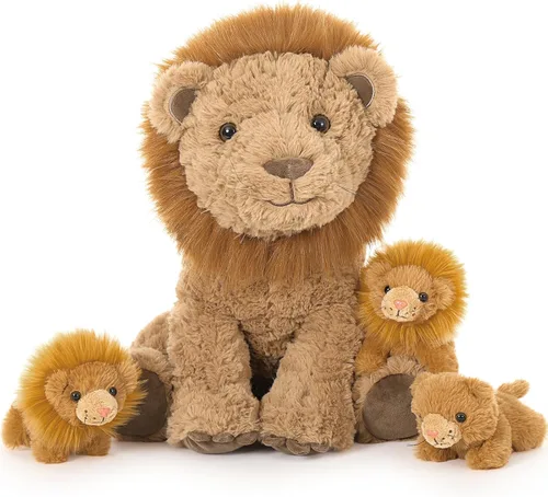Vista 15 de Tezituor Paquete de 6 Pequeños Animales de Peluche a Granel Juguetes de Peluche, Mini Llaveros de Animales de Peluche Lindos de 6" para Niños, Mini