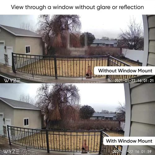 Vista 8 de Wyze Oficial: Soporte de ventana para WYZE Cam OG, v3, v3 Pro, v4