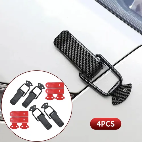 Vista 5 de MDEOOSKY 4 clips para parachoques automático, clips de bloqueo de gancho de seguridad para parachoques de automóvil, clip de parachoques automático