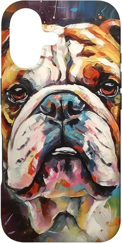 Vista 32 de Funda para iPhone 14 Pro Max English Bulldog Pet Paw Men Women Dog Lover
