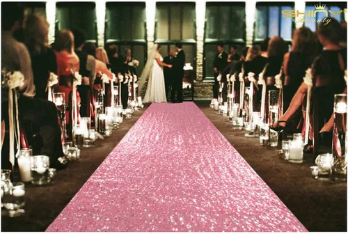 Vista 20 de ShinyBeauty Pasillo de Lentejuelas Negras Brillantes de 2 pies x 15 pies Alfombra Brillante para Bodas, Graduaciones, Fiestas, Alfombra Negra