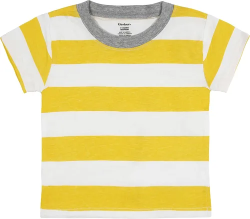 Vista 3 de Gerber Paquete de 3 camisetas de manga corta con bolsillo para niños pequeños