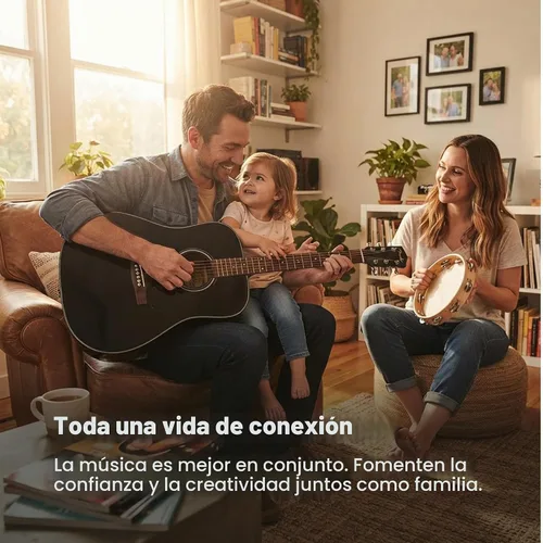 Vista 5 de Fender CD-60 Dreadnought - Guitarra acústica - Paquete negro con estuche duro, correa, afinador, cuerdas, púas, libro de instrucciones, lecciones