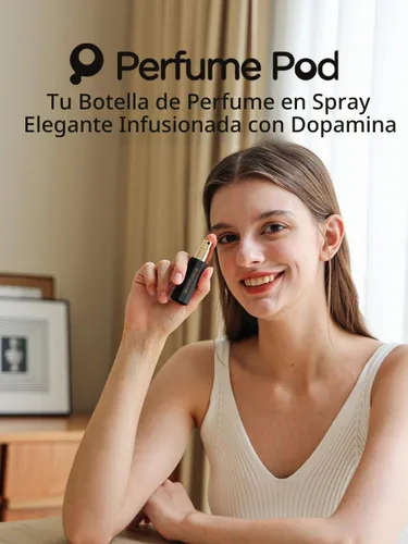 Vista 3 de Perfume Pod FLORA Atomizador de Perfume Recargable, Botella de Perfume con Llenado por la Parte Inferior, Mini Dispensador de Colonia