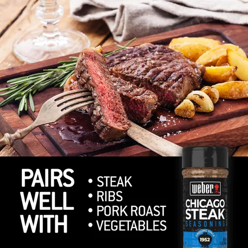 Vista 4 de Weber Chicago - Condimento para carne, 5.5 oz