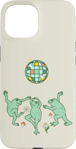 Vista 6 de Funny Frog Disco Dance 70s 80s Groovy Hippie Funky Party Case para iPhone 16