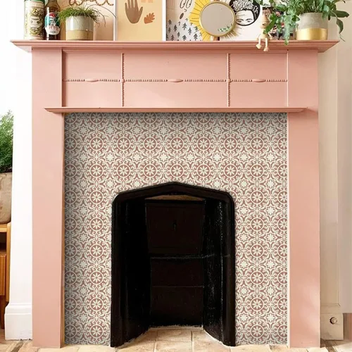 Vista 38 de Alwayspon Adhesivos de transferencia de azulejos de vinilo esmerilado para despegar y pegar, calcomanías autoadhesivas para azulejos de pared