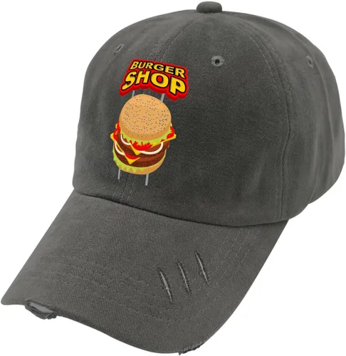Vista 3 de Women Baseball Cap Hamburger Golf Cap for Mens Fashion Caps Adjustable Burgerr Squad Sun Cap