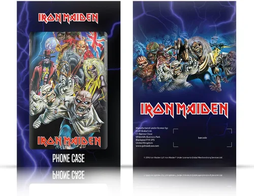 Vista 7 de Head Case Designs Iron Maiden Concert Tours - Funda de gel suave con licencia oficial [protección de grado militar] compatible con Apple iPhone 7