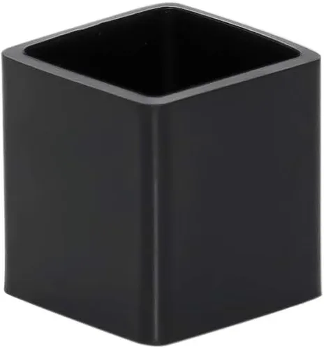Vista 25 de Flyshop Tapones de PVC para patas de silla de patio, protectores de suelo cuadrados negros 10 unidades, 1 pulgada x 1 pulgada, 0.984 x 0.984 in