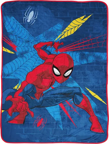 Vista 23 de Jay Franco Marvel Miles Morales Gamerverse Be Greater - Manta para niños, mide 46 x 60 pulgadas, ropa de cama para niños, forro polar súper suave