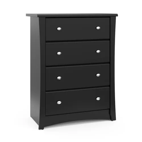 Vista 15 de Cajón de vestidor Stork Craft Crescent 6, Negro