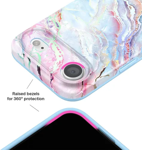 Vista 1189 de VELVET CAVIAR Funda para iPhone 15, compatible con MagSafe, probada contra caídas de 10 pies, fundas protectoras de diseño, leopardo color rosa