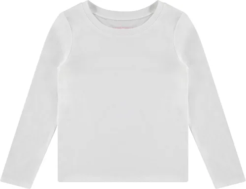 Vista 5 de BTween Paquete de 4 camisetas gráficas de manga larga para niñas, mezcla de algodón, diseños divertidos y vibrantes