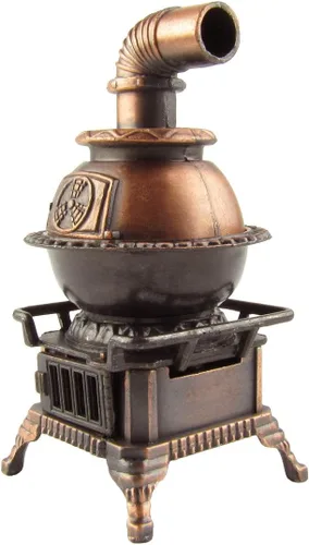 Vista 3 de Modelo a escala 1:12 en miniatura Pot Belly Stove Dollhouse Accesorio Sacapuntas de lápiz